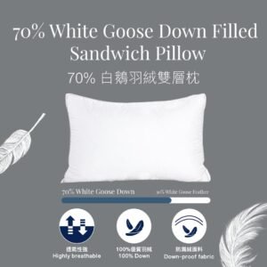 70 white goose down filled sandwich pillow pwdf1070s pwdf1070s 8373013.jpg