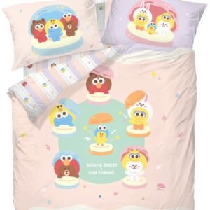 macaron magic bd01sl03 sesame street x line friends active fresh bedding collection bd01sl03t 226687.jpg