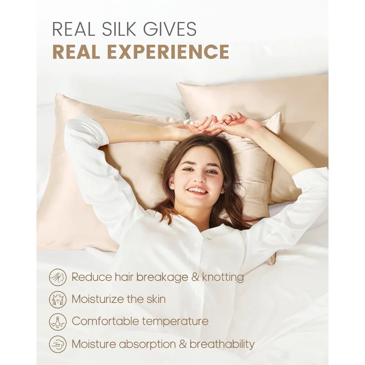 soft silk pillowcases champagne key benefits.jpg soft silk pillowcases champagne key benefits.jpg