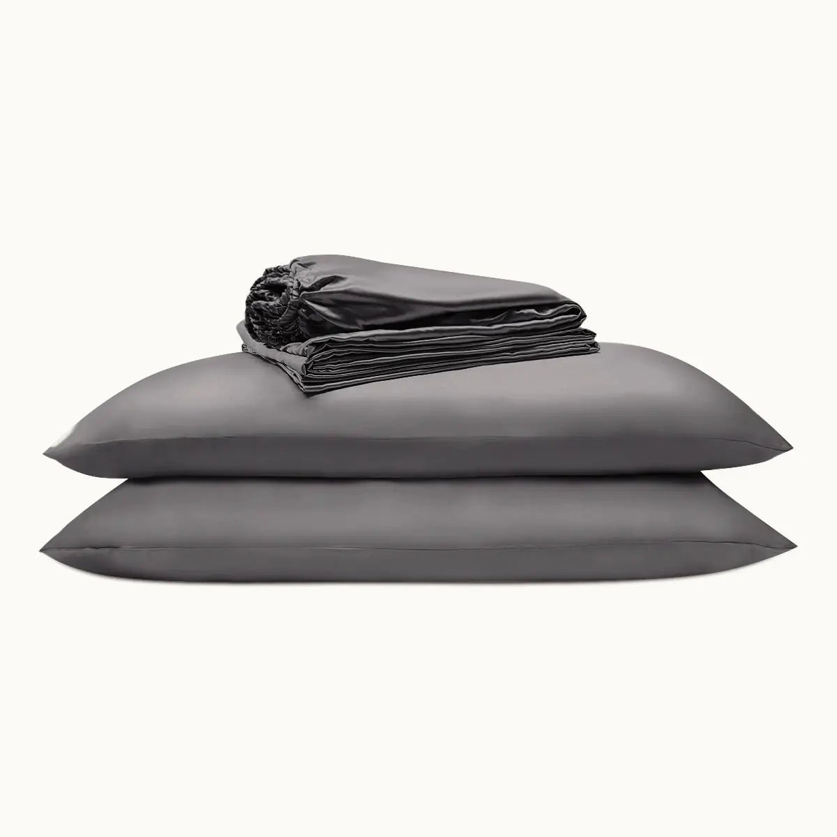 soft silk sheet set charcoal product display.jpg soft silk sheet set charcoal product display.jpg